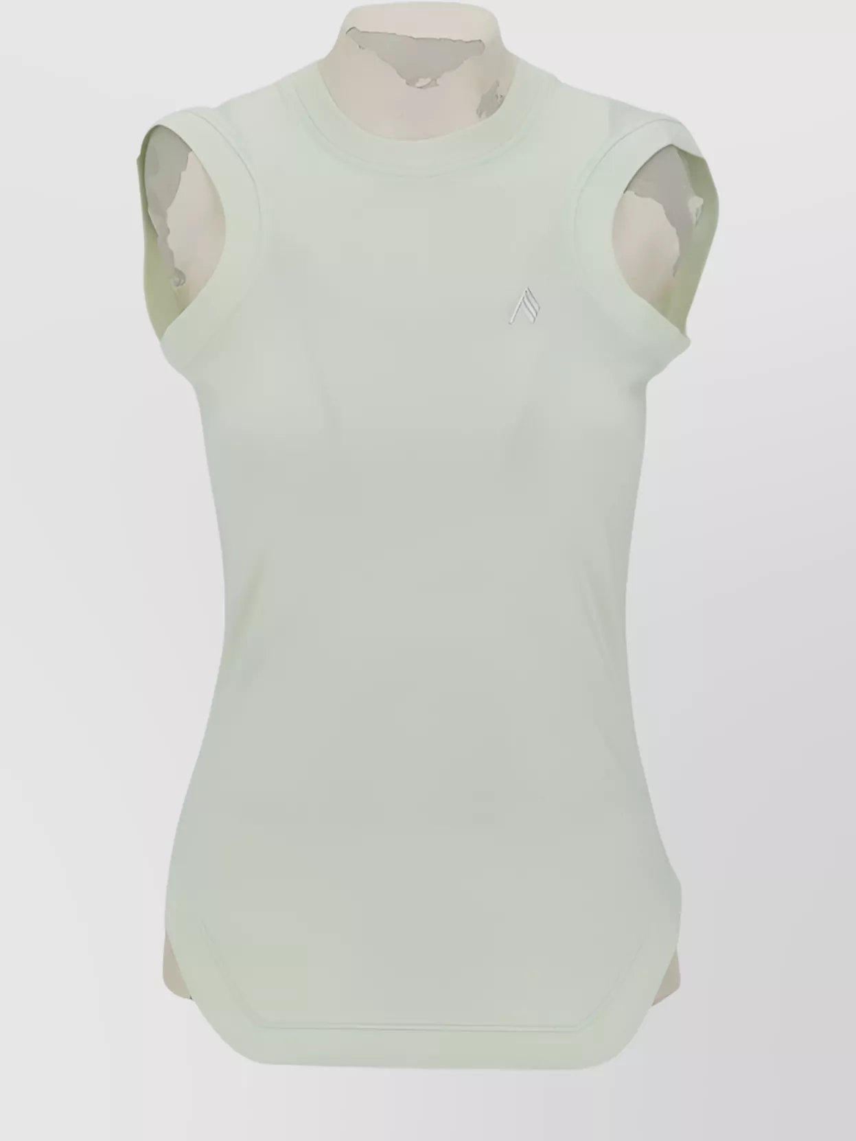 Attico Crew Neck Sleeveless Top