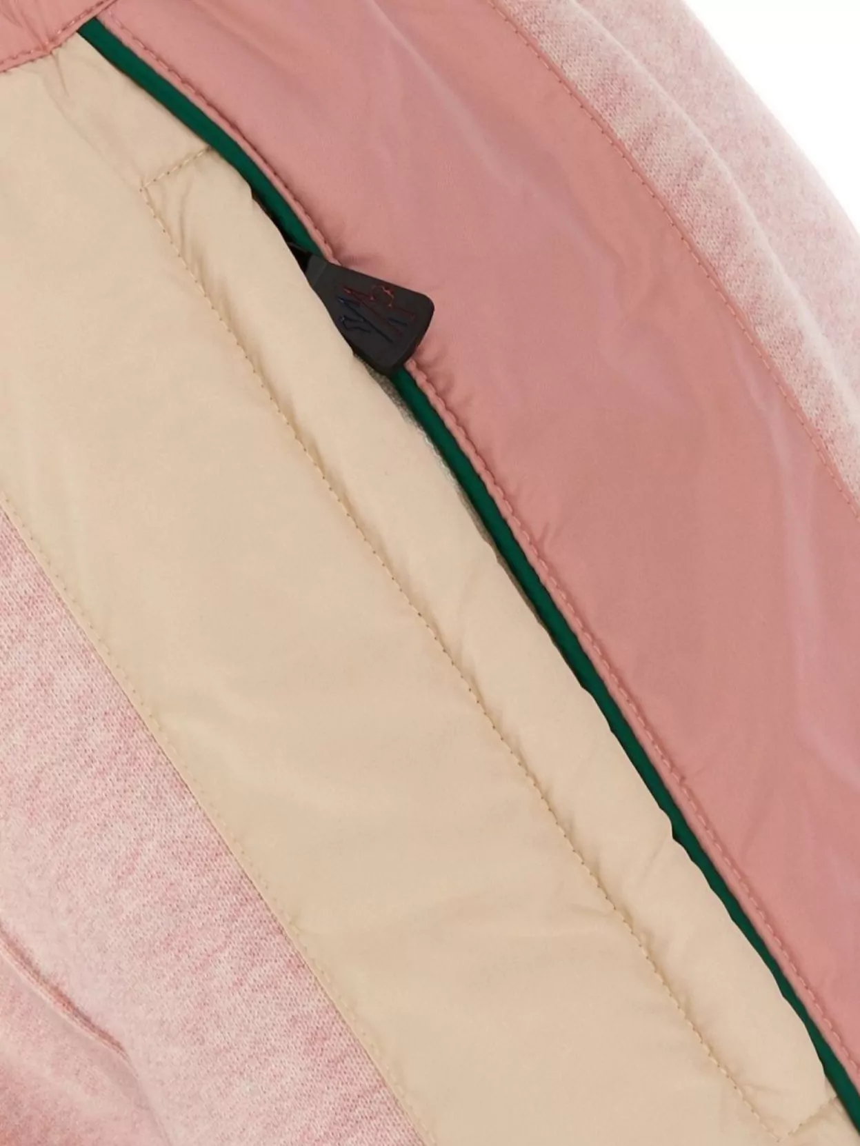 MONCLER COTTON JOGGERS WITH CENTRAL SEAMED PLEATS 