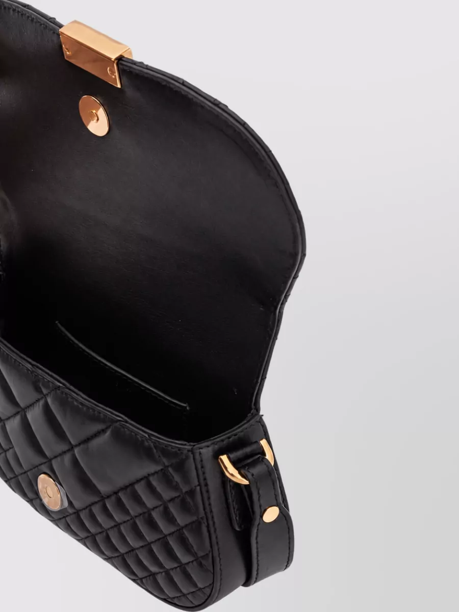 Versace Na Lamb Leather Clutch Bag