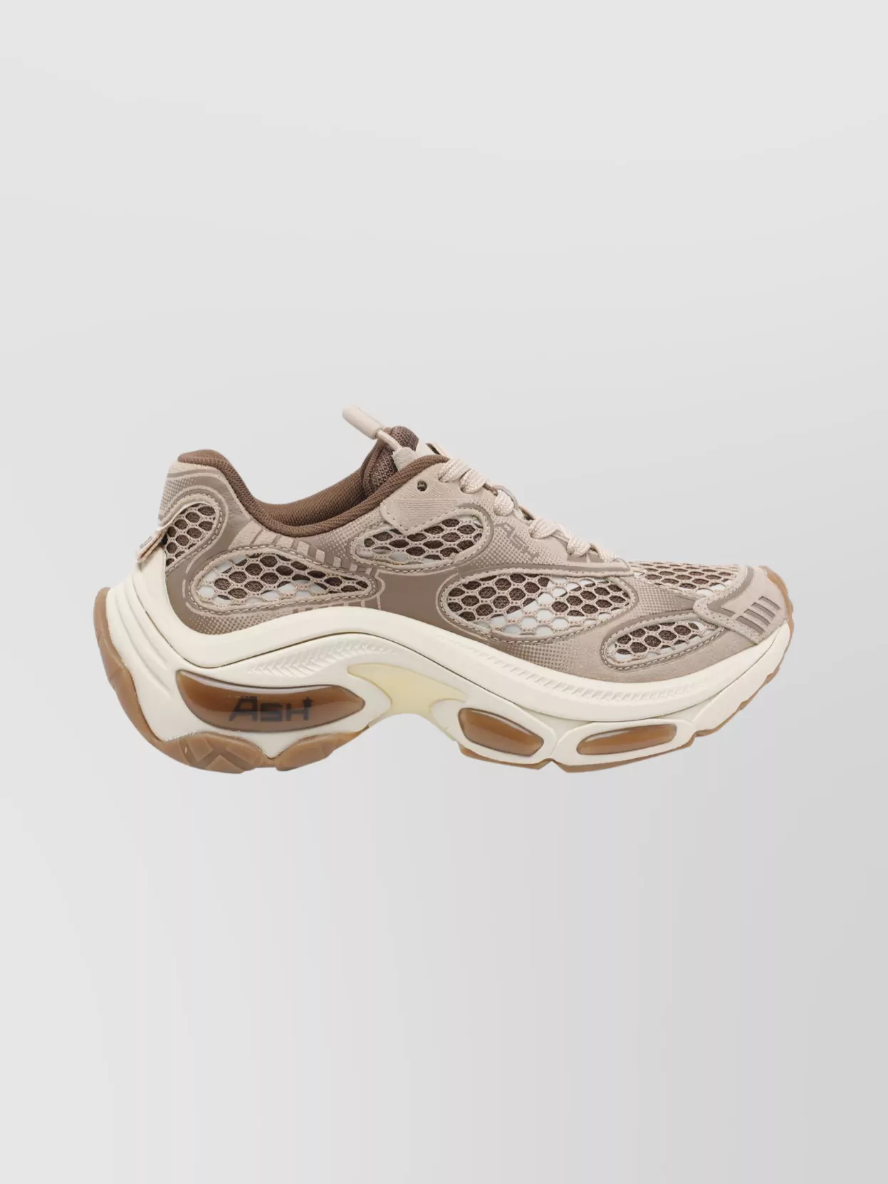 Ash Dragon Sneakers With Round Toe And Rubber Sole