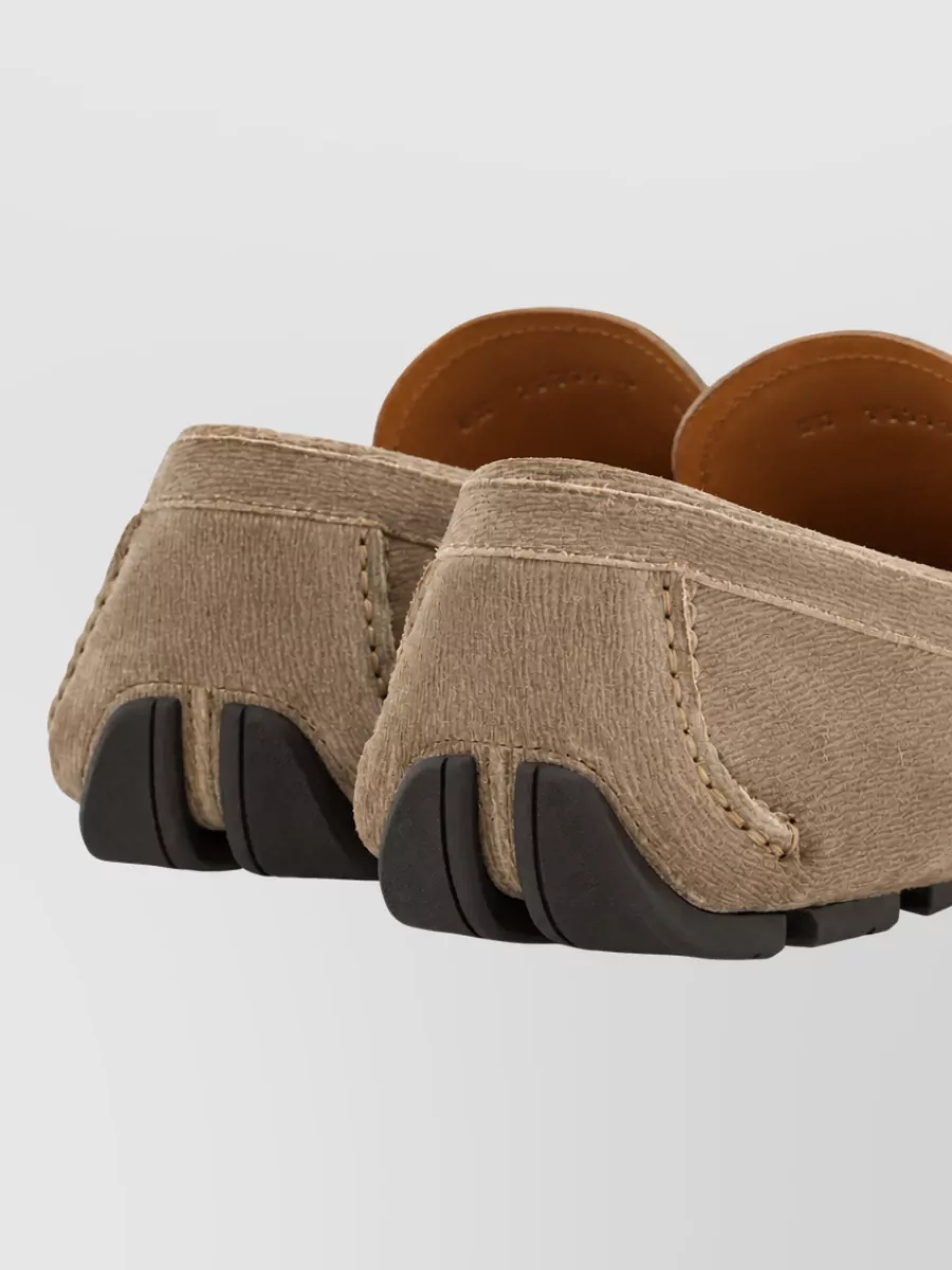 Ferragamo Suede Loafers
