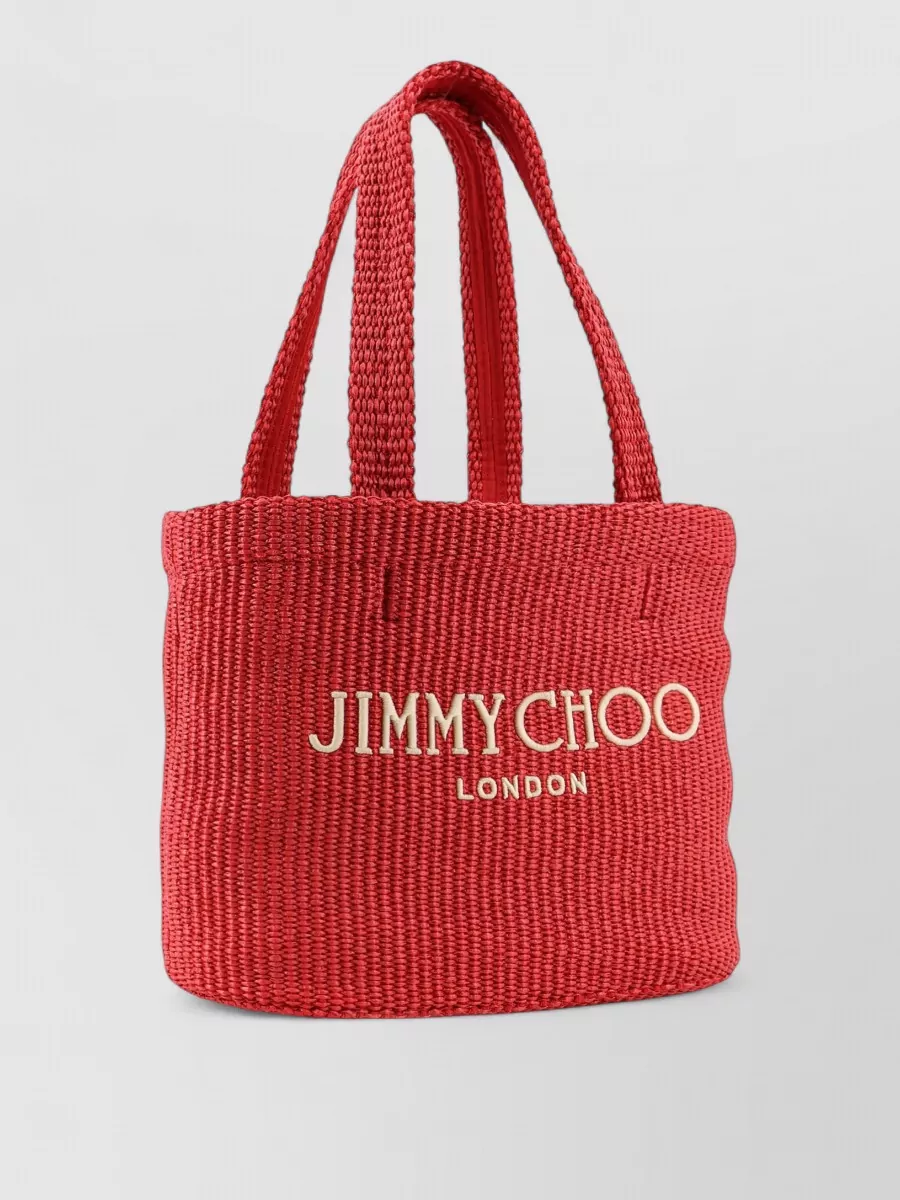 Jimmy Choo Na Raffia Tote Bag