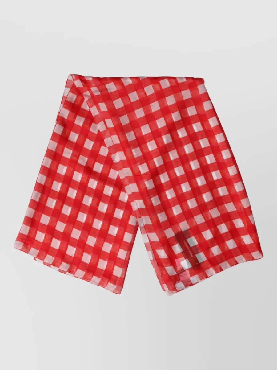Dolce&Gabbana silk checked scarf