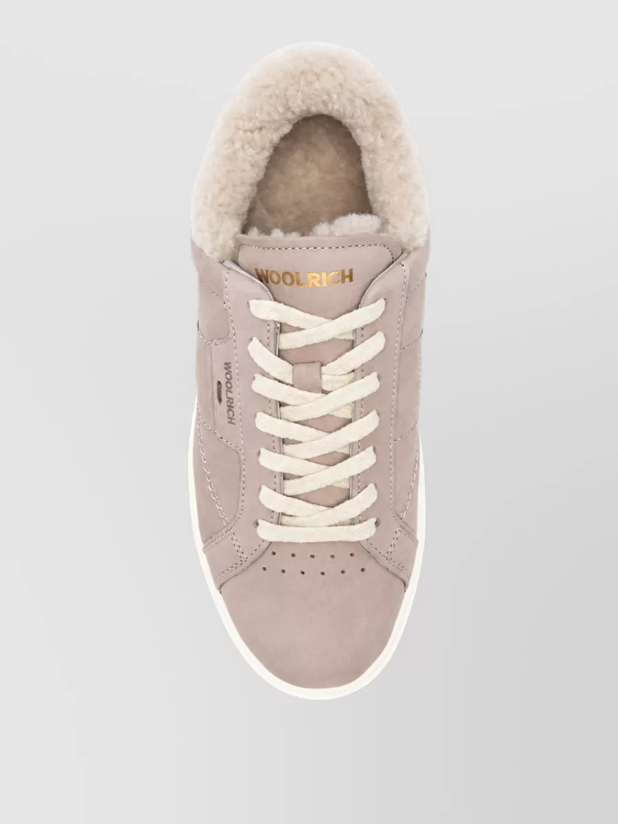 Woolrich Leather Low-Top Sneakers
