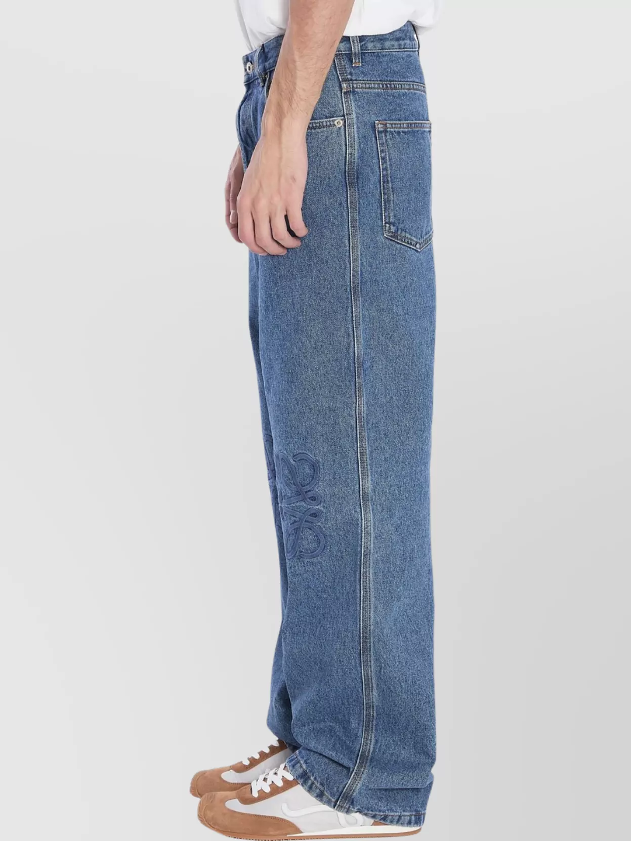 Loewe Baggy Anagram Denim Jeans
