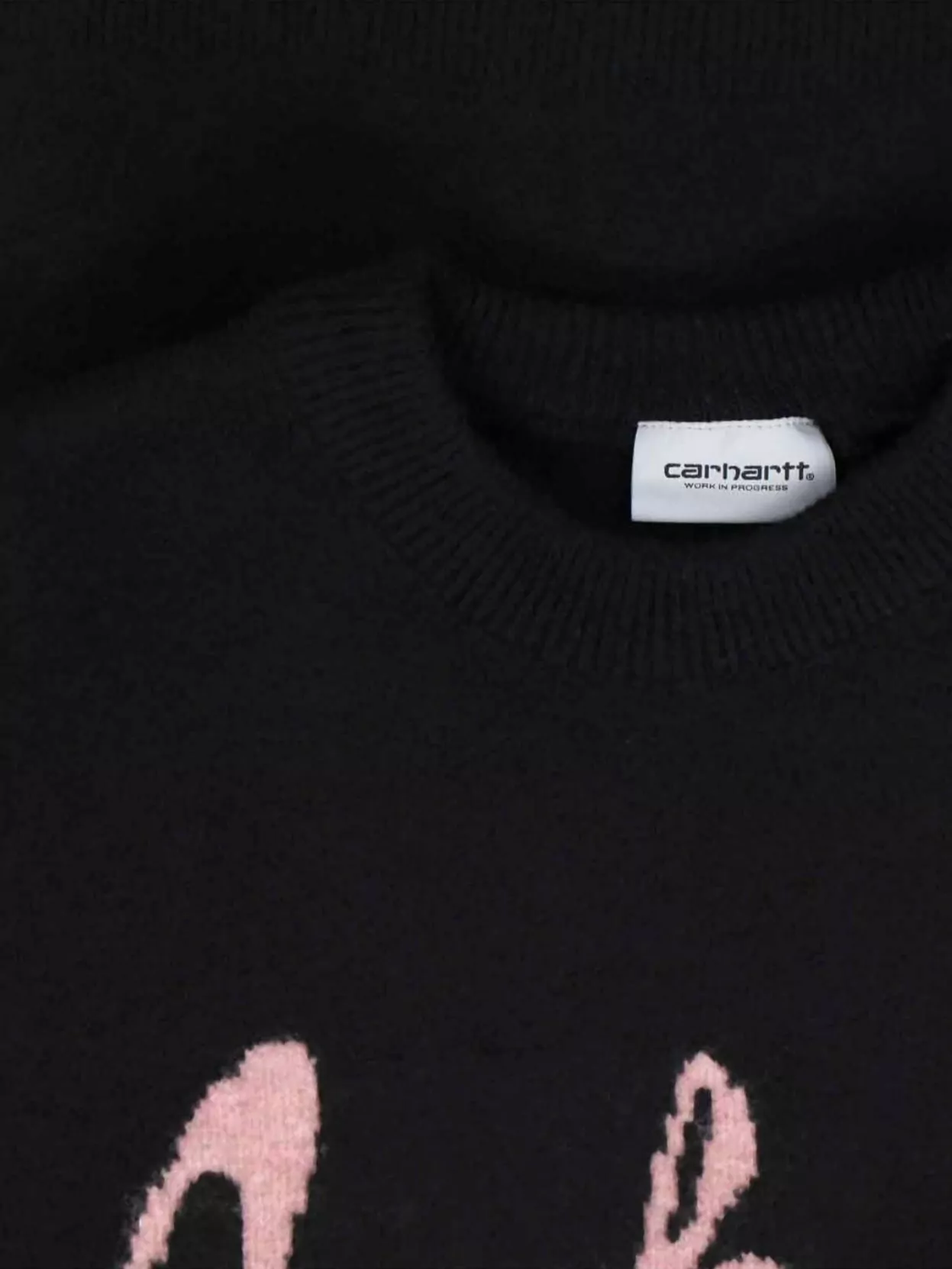 Carhartt Wip Long Sleeve Crew Neck Sweater With Ribbed Cuffs