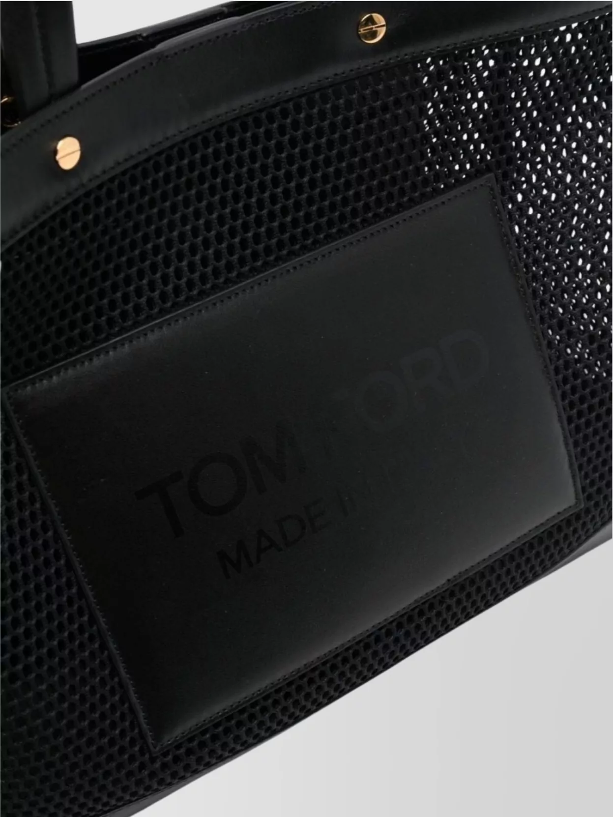 Tom Ford Day Bag Featuring Mesh Design