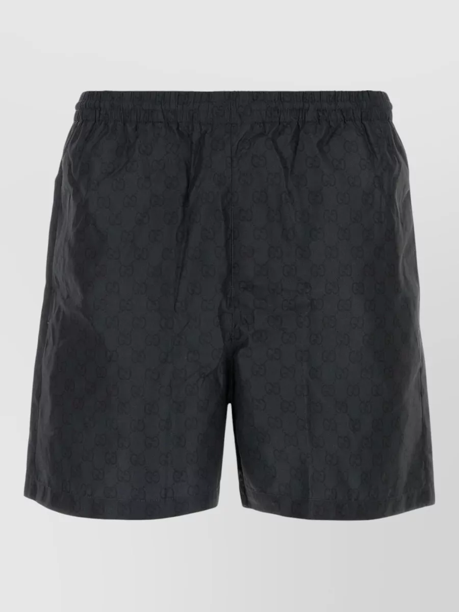 Gucci logo-print swim shorts