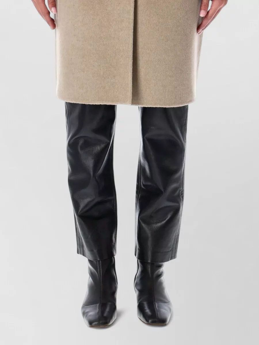Anine Bing Cashmere Wool Single Breasted Coat