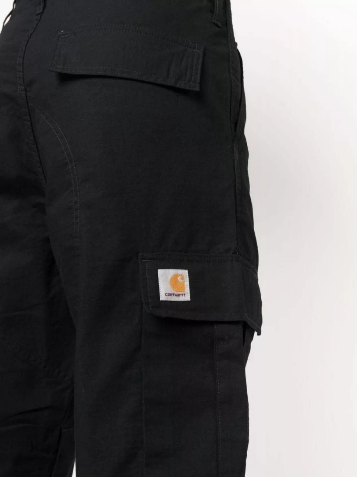Carhartt Wip Cotton Cargo Trousers Wide Legs