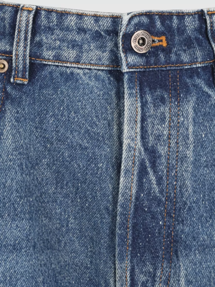 Miu Miu Straight-Leg Denim Jeans