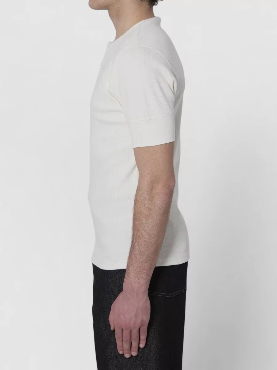 Lemaire Ribbed Henley T-Shirt
