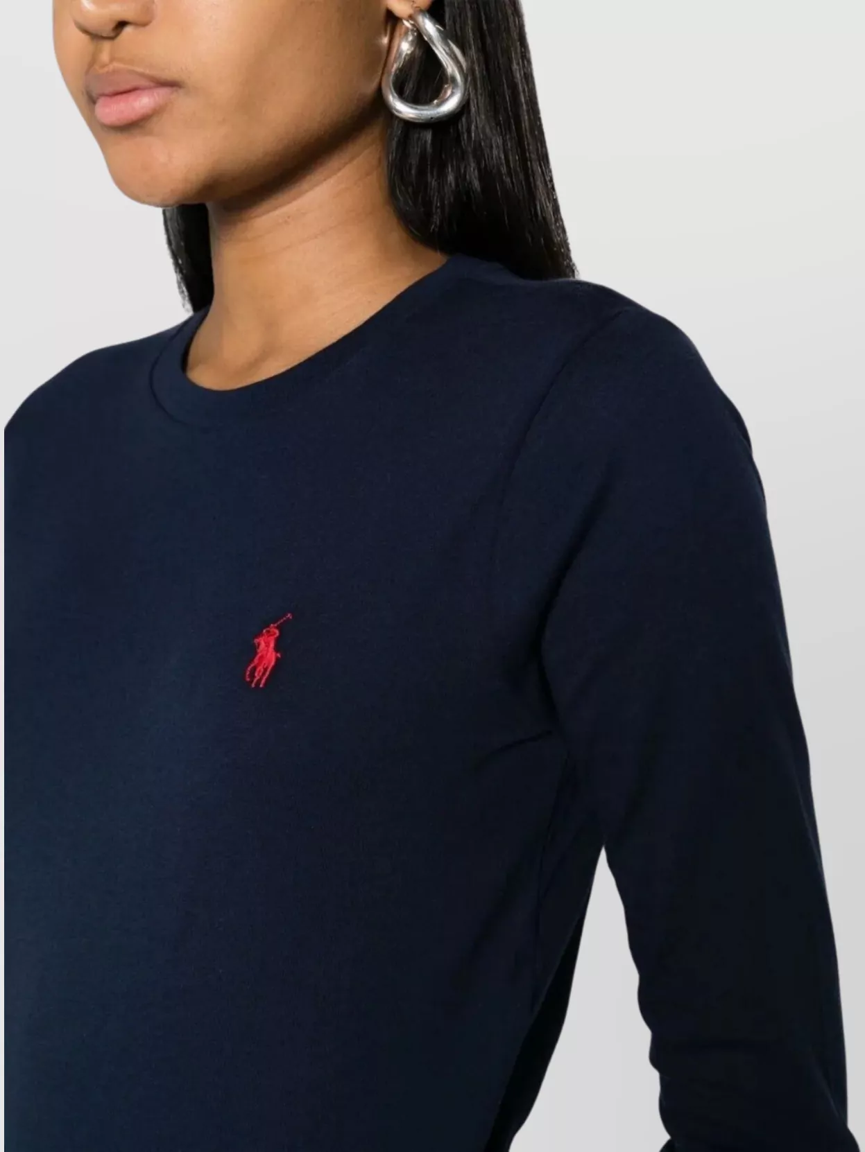 Ralph Lauren Pony Crew Neck Long-Sleeved T-Shirt
