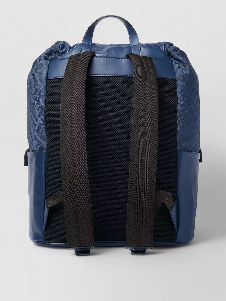 Fendi Baguette Nylon Backpack Ff Grace Logo