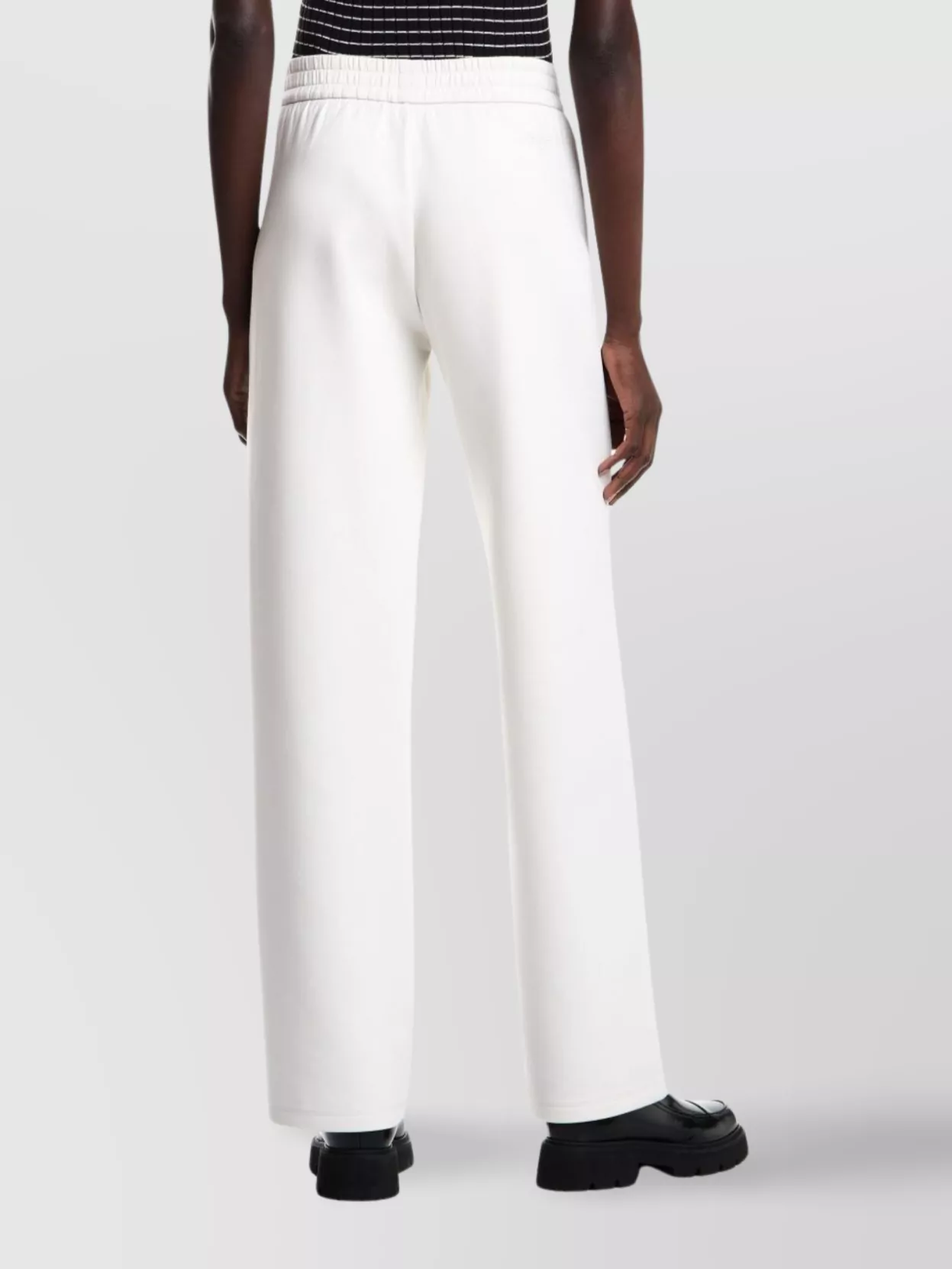 Emporio Armani Trousers Straight-Leg Elastic Waistband