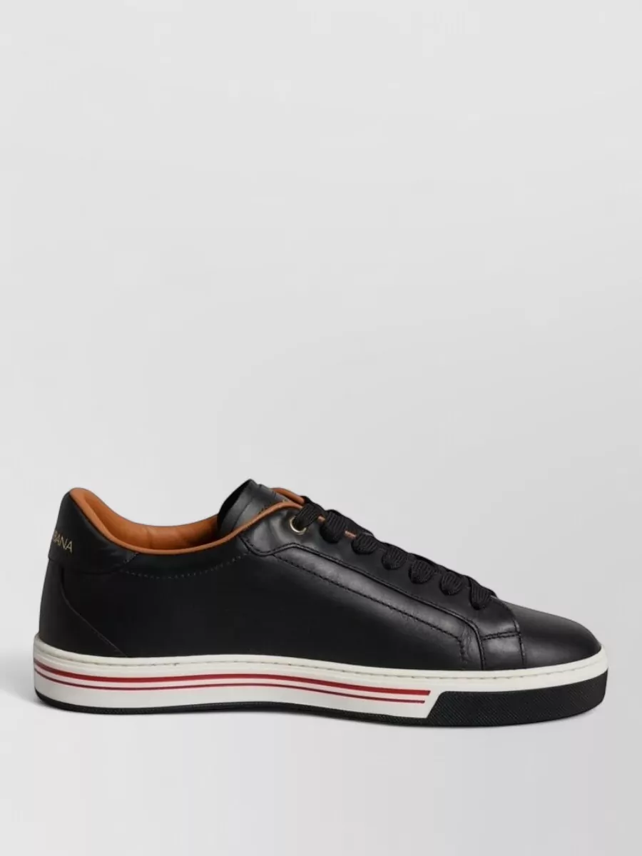 Dolce&Gabbana Leather Low-Top Sneakers