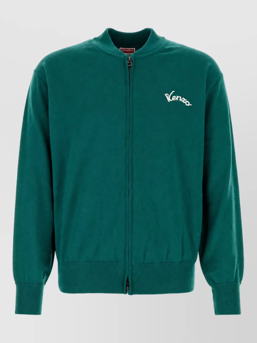 Kenzo wool zip cardigan
