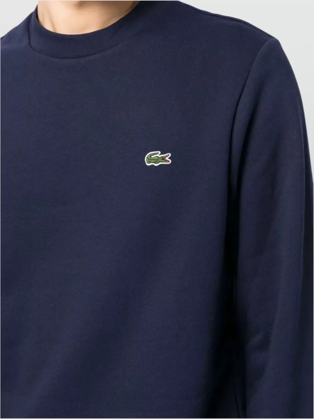 Lacoste Cotton Crew Neck Sweatshirt
