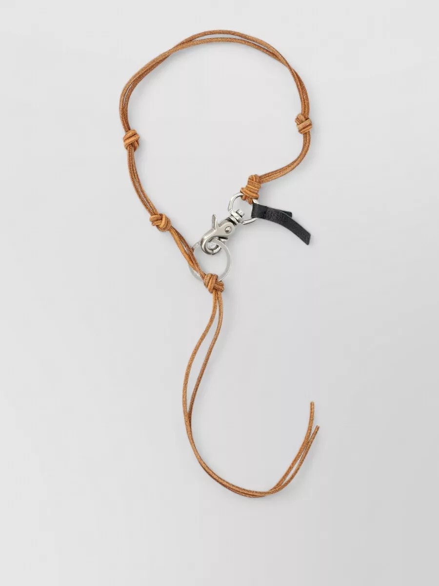 Our Legacy leather ladon necklace
