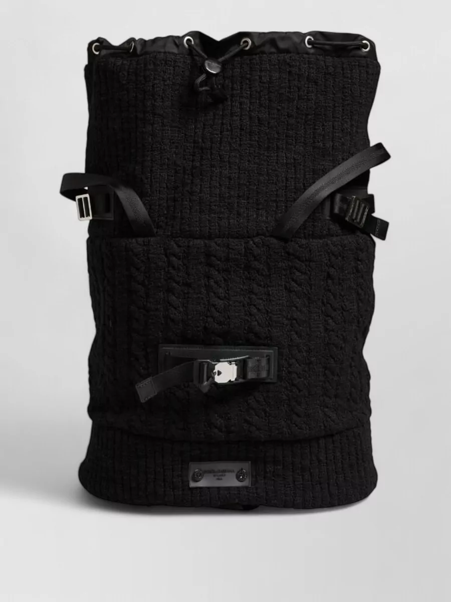 Dolce&Gabbana wool blend duffel backpack