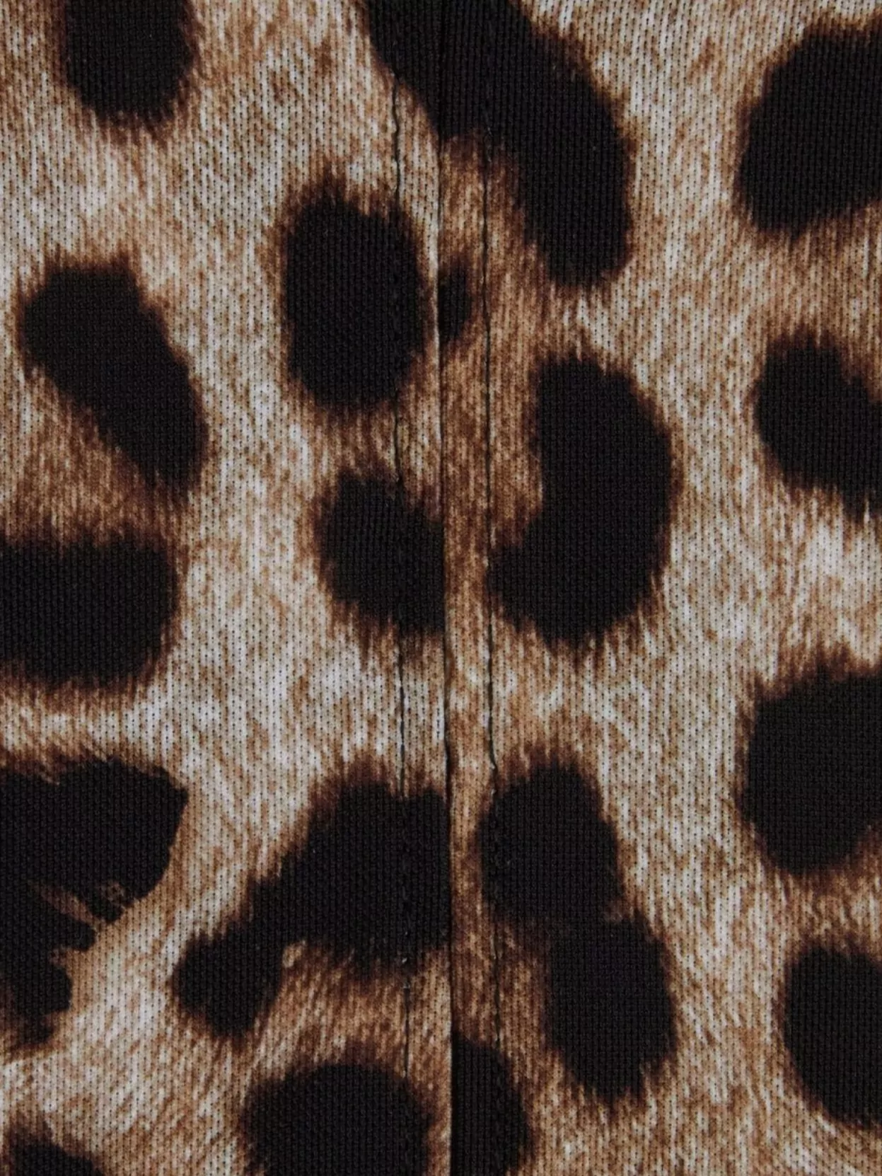 Dolce&Gabbana Animal Print Cropped Fitted Sleeveless Top