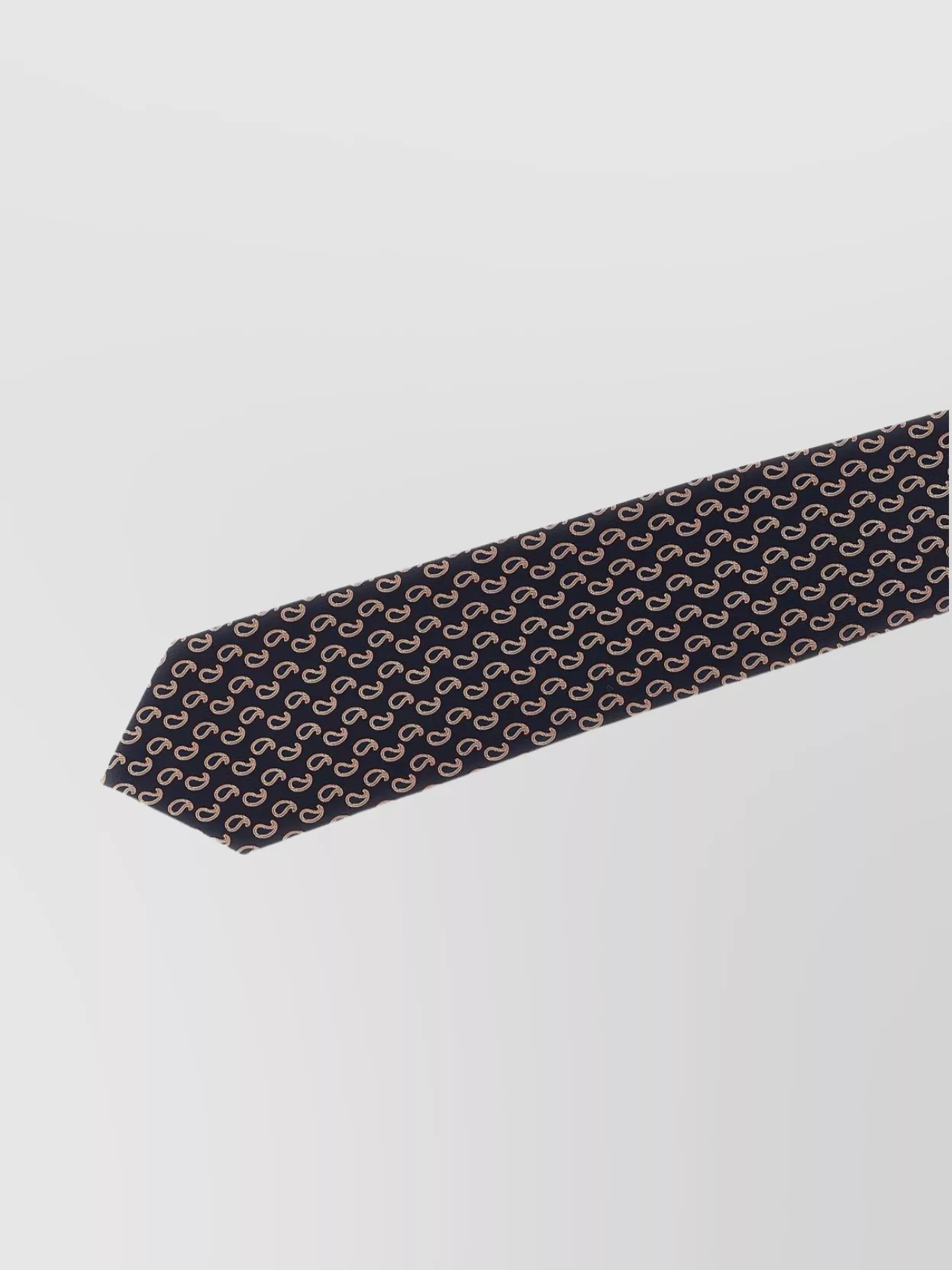 Brioni Jacquard Tie Ties And Papillon Blue In Brown