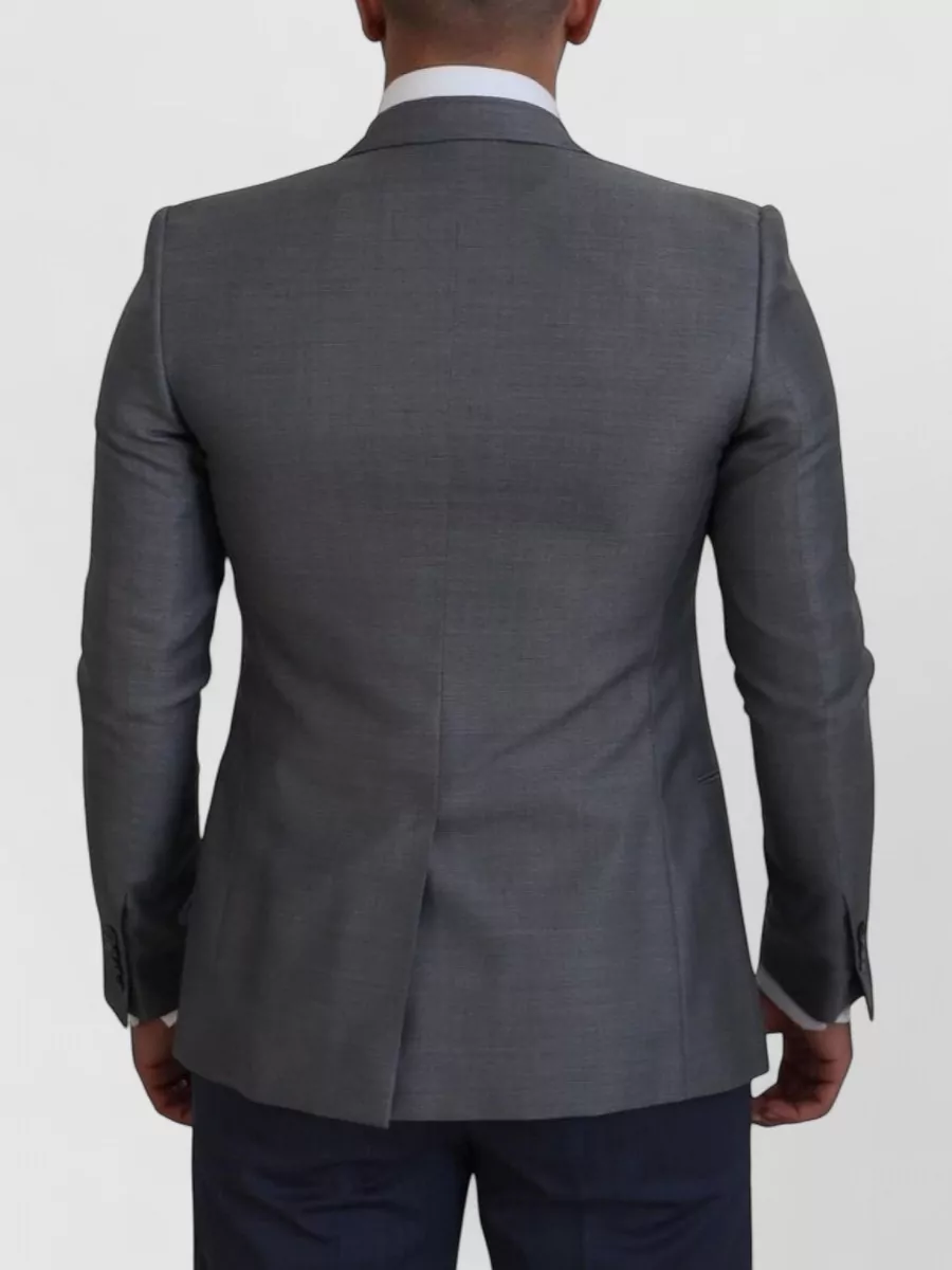 Dolce&Gabbana Wool Silk Slim-Fit Blazer