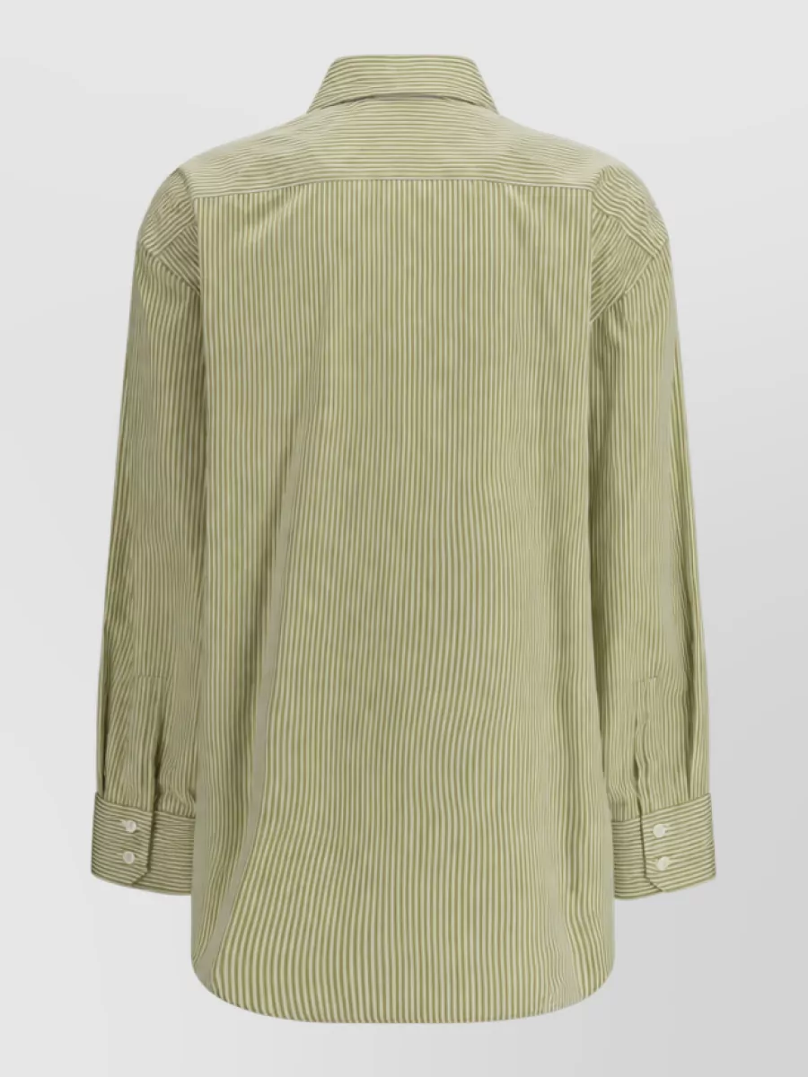 Saint Laurent Bicolor Cotton Shirt