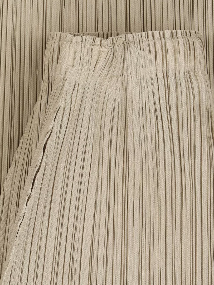 Pleats Please Issey Miyake Straight Pleated Skirt