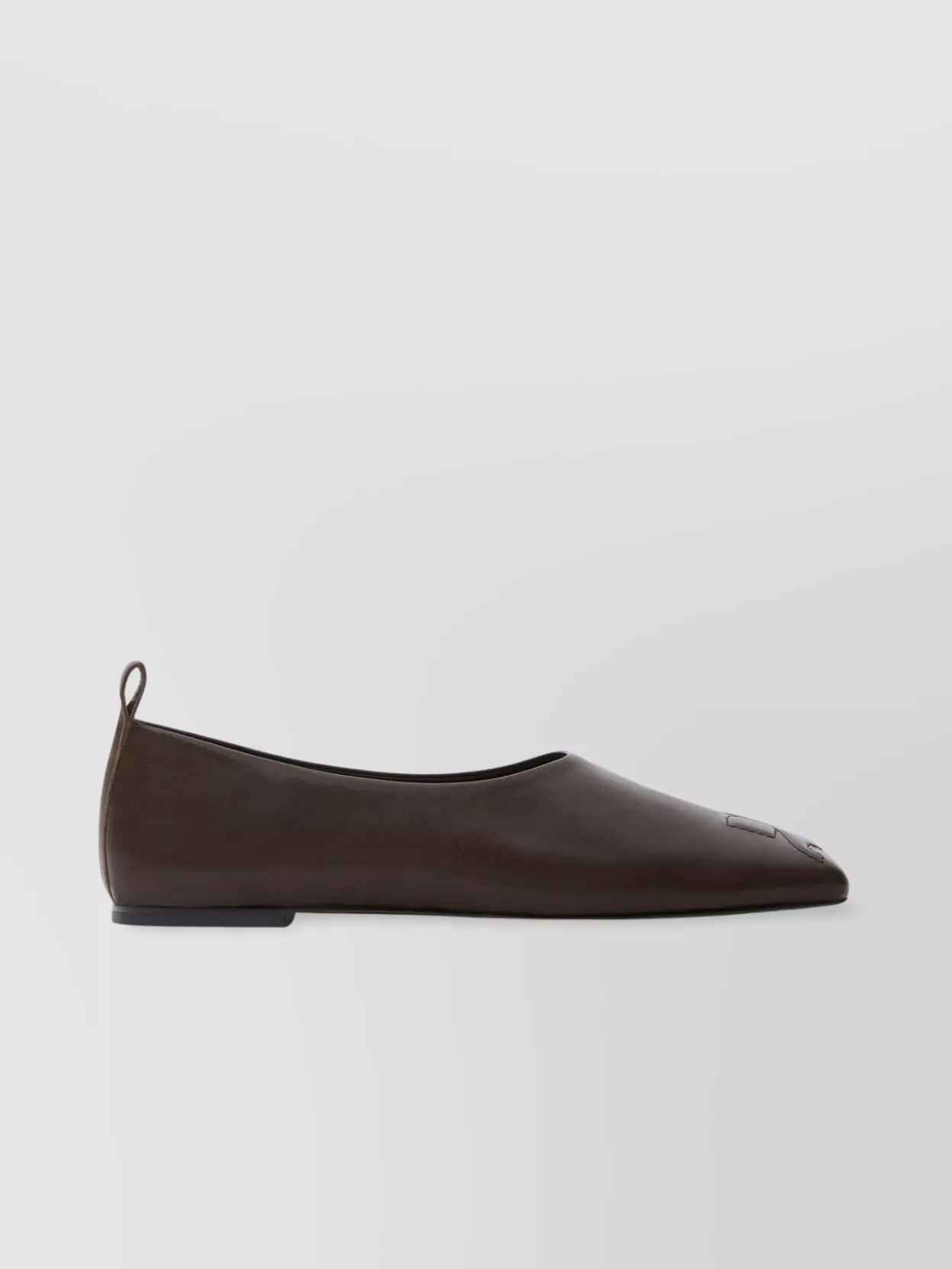 Courrèges Nappa Leather Loafers Embossed Detail