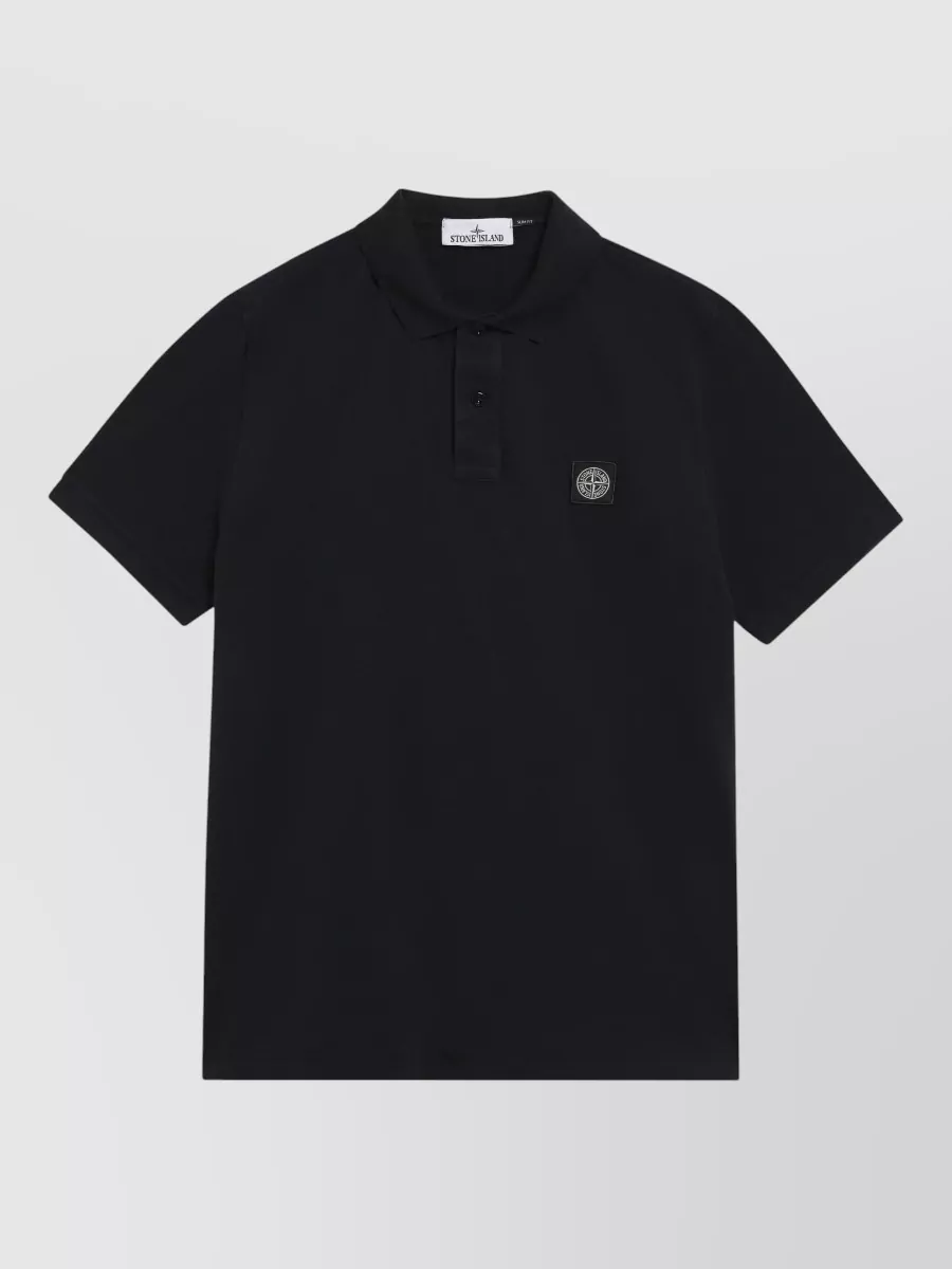Stone Island Piqué Polo Shirt