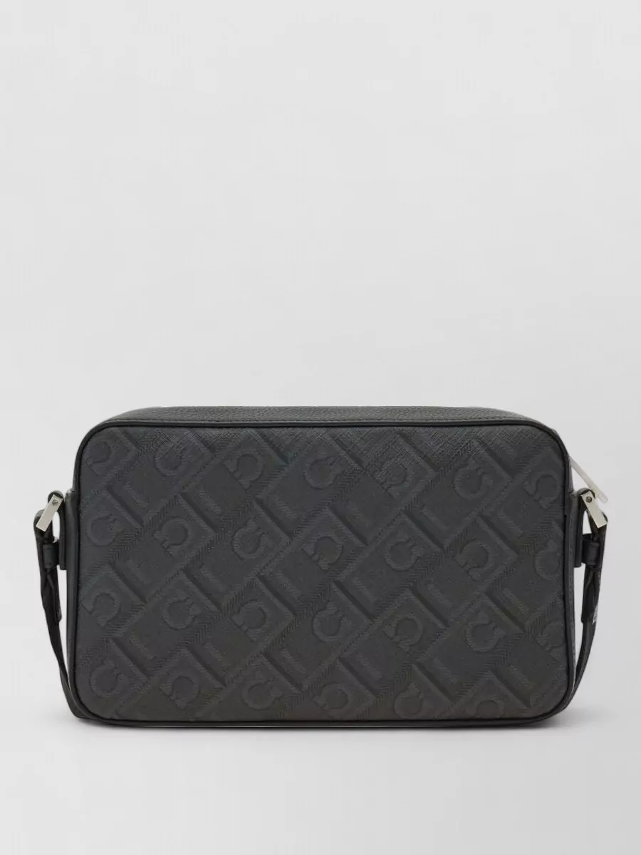 Ferragamo Monogram Shoulder Bag Rectangular Shape