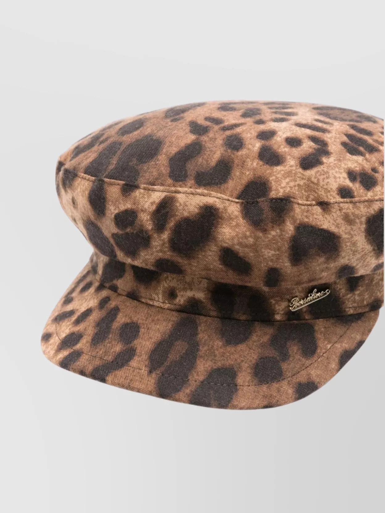 Borsalino Animal Print Wool Cap From Brest
