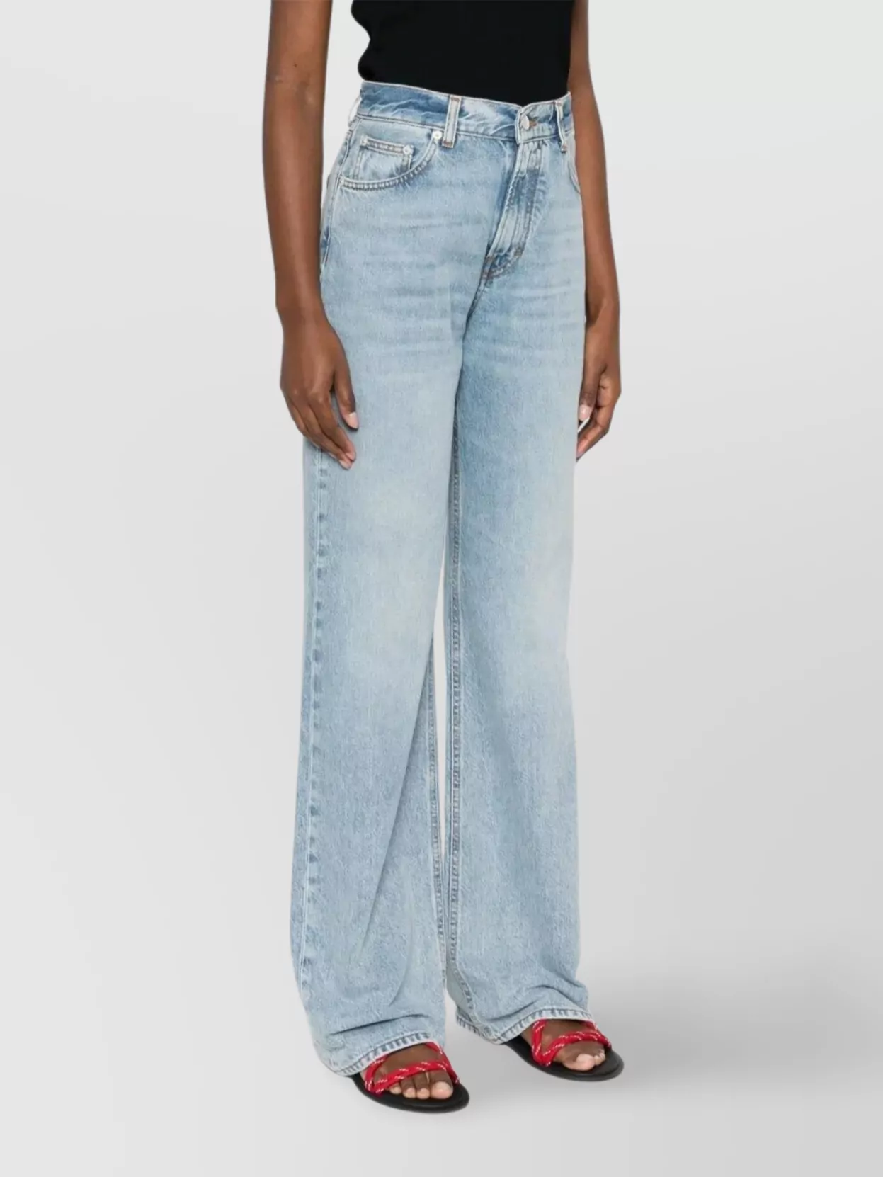 HAIKURE AQUA WIDE LEG TROUSERS