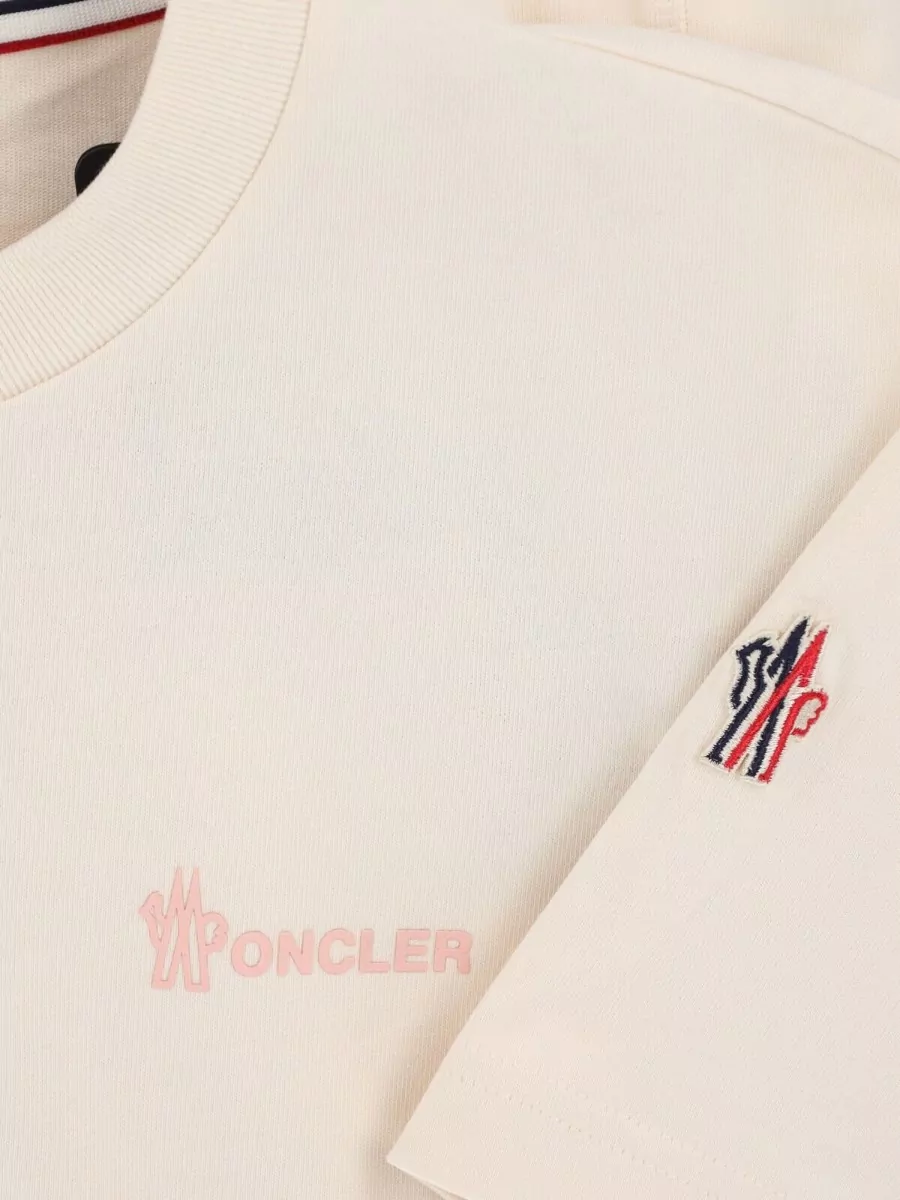 Moncler Grenoble Cotton Logo-Embroidered T-Shirt
