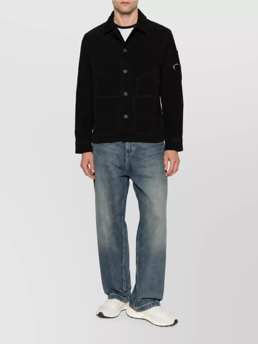 C.p. Company Corduroy Single-Breasted Coat