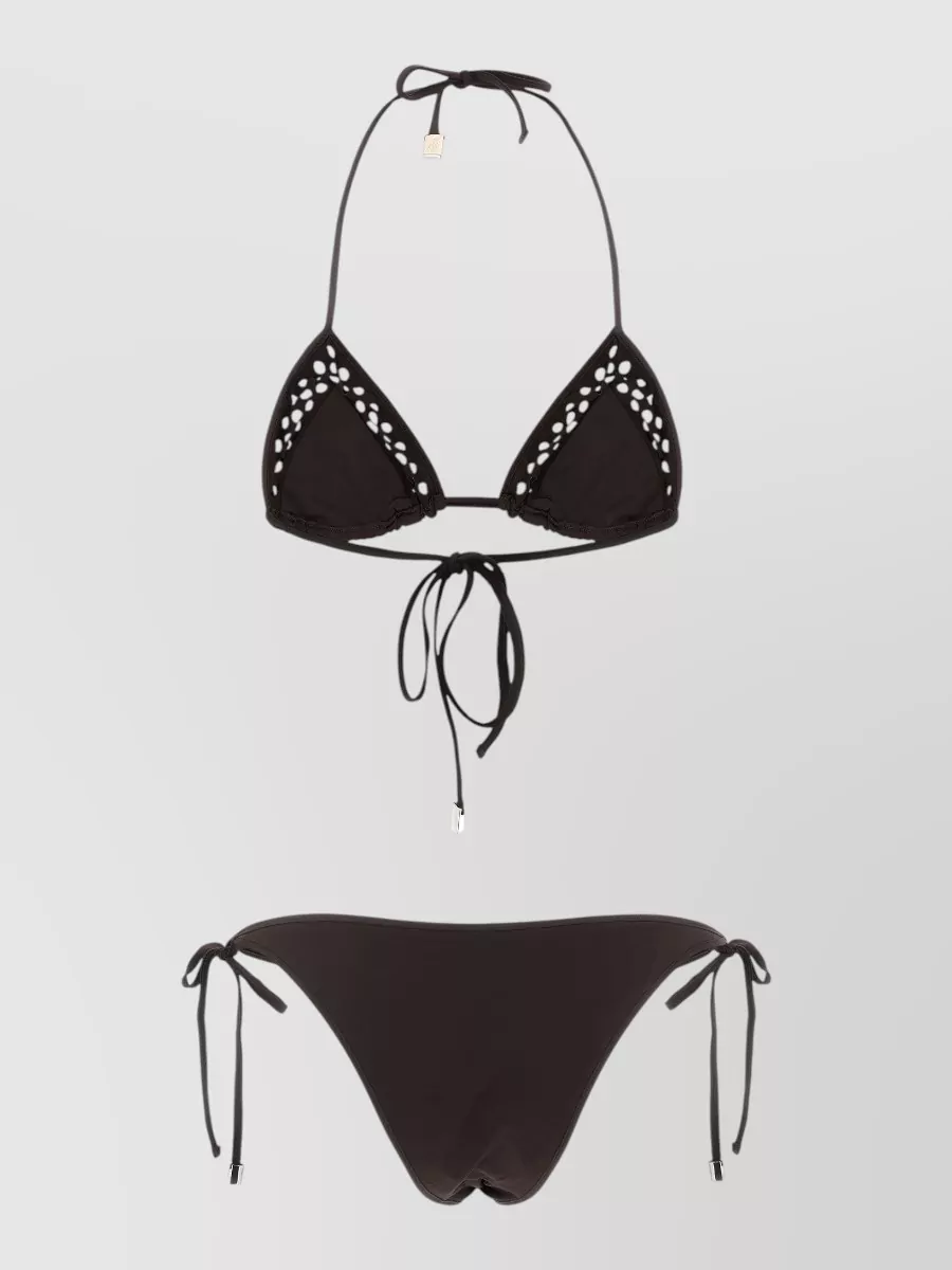 The Attico cutout triangle bikini