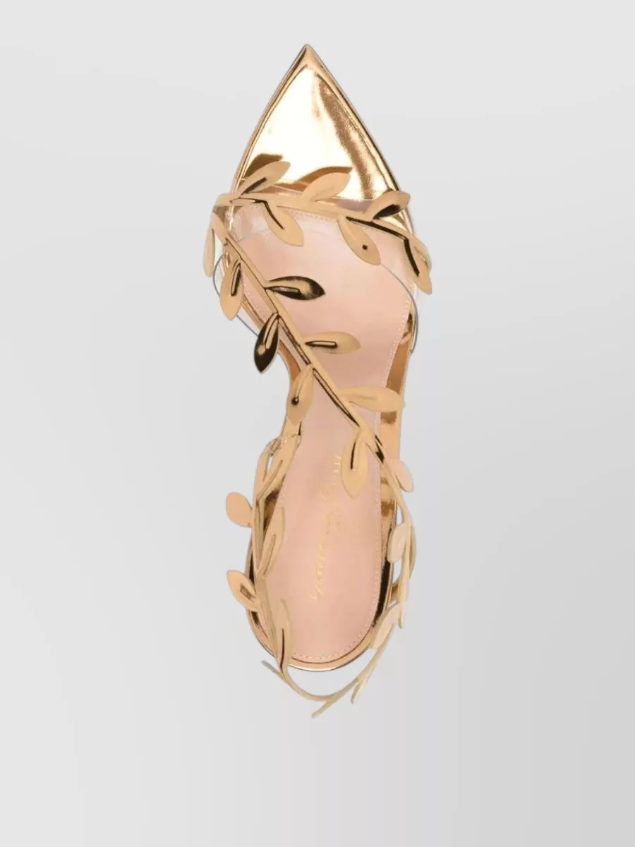 Gianvito Rossi Leaf-Pattern Stiletto Sandals