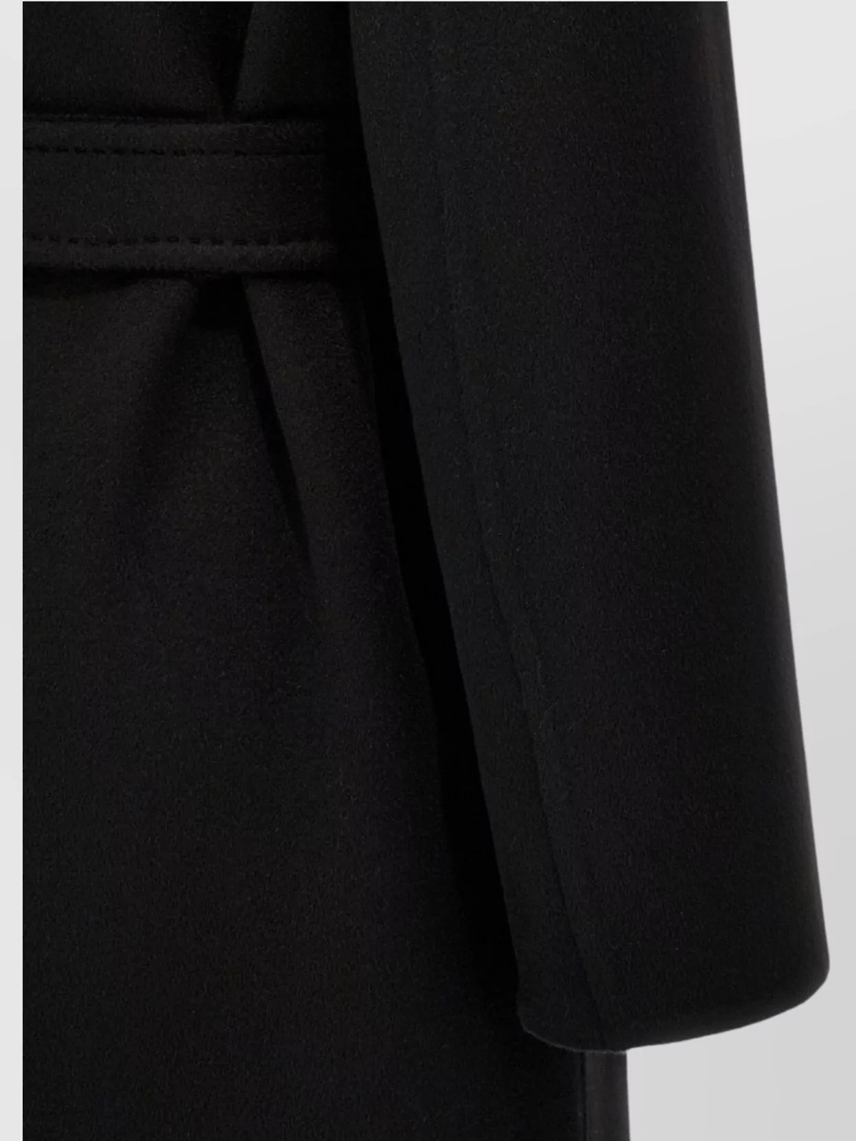Max Mara 'Lapels Belted Long Coat'