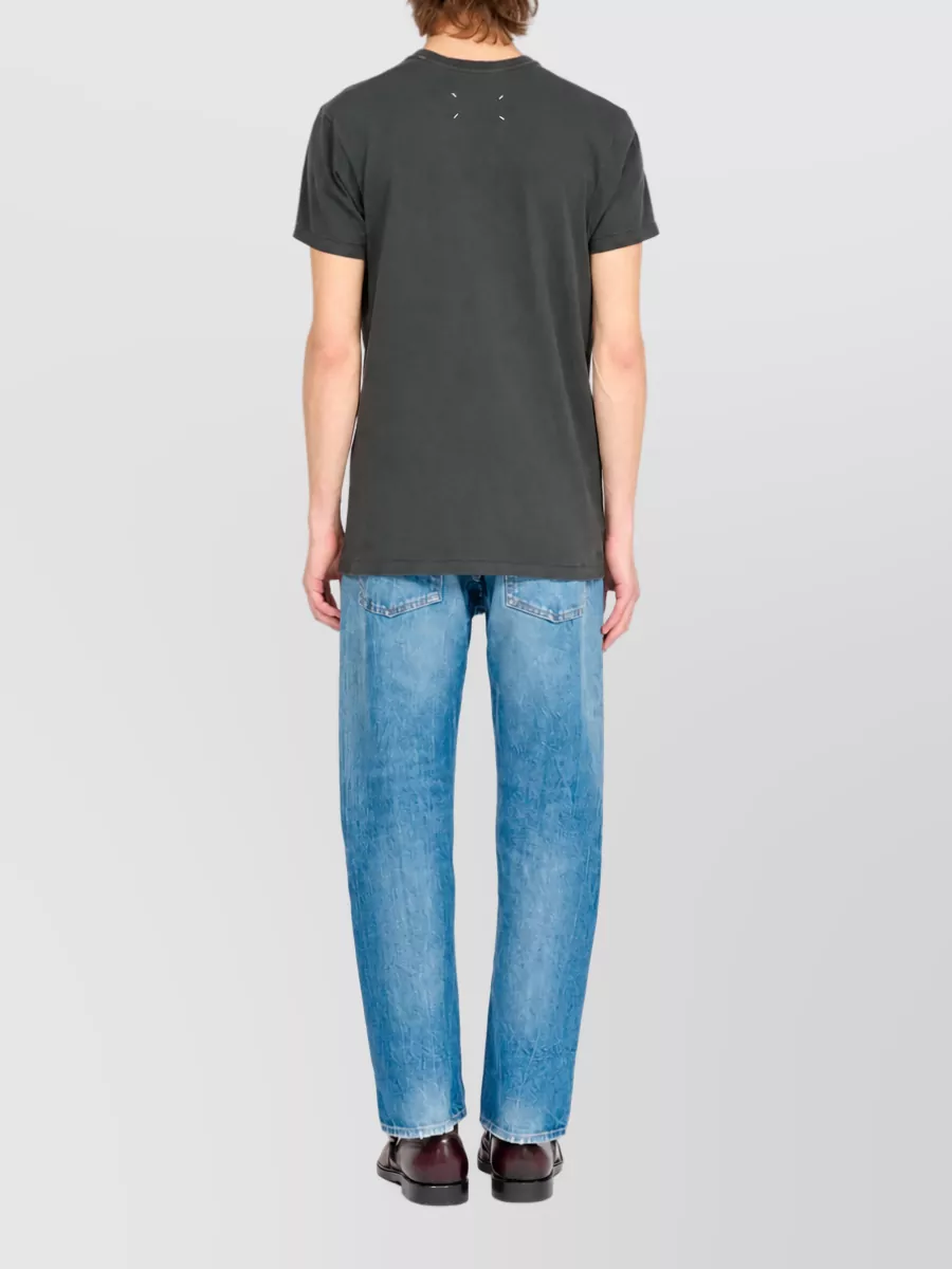 Maison Margiela Crew Neck T Shirt Graphic Print