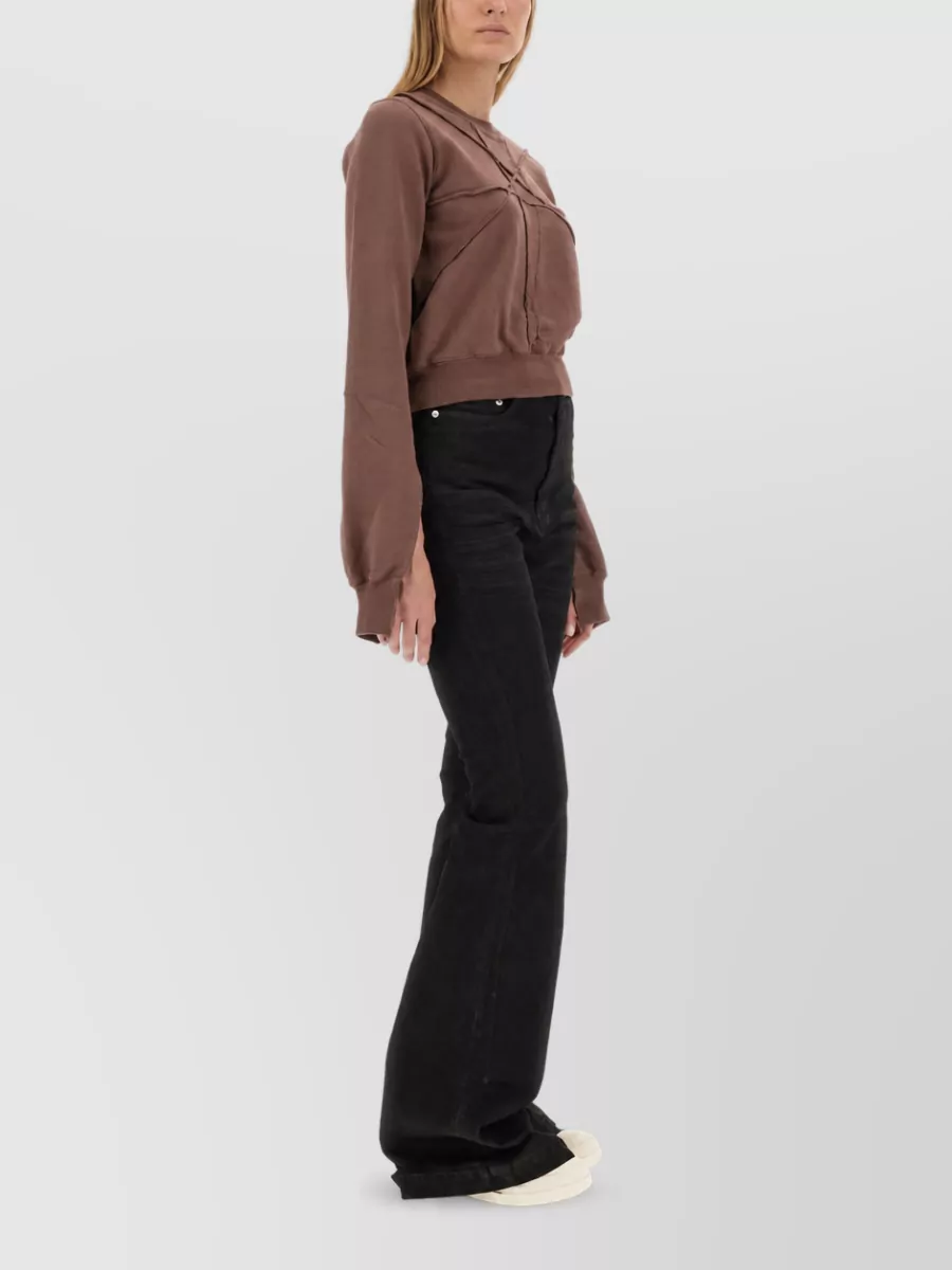 Rick Owens Drkshdw Cropped Sweatshirt