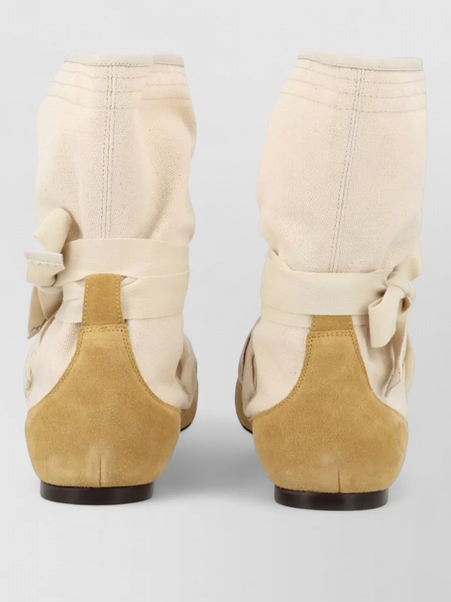 Isabel Marant Cotton Ballerina Shoes