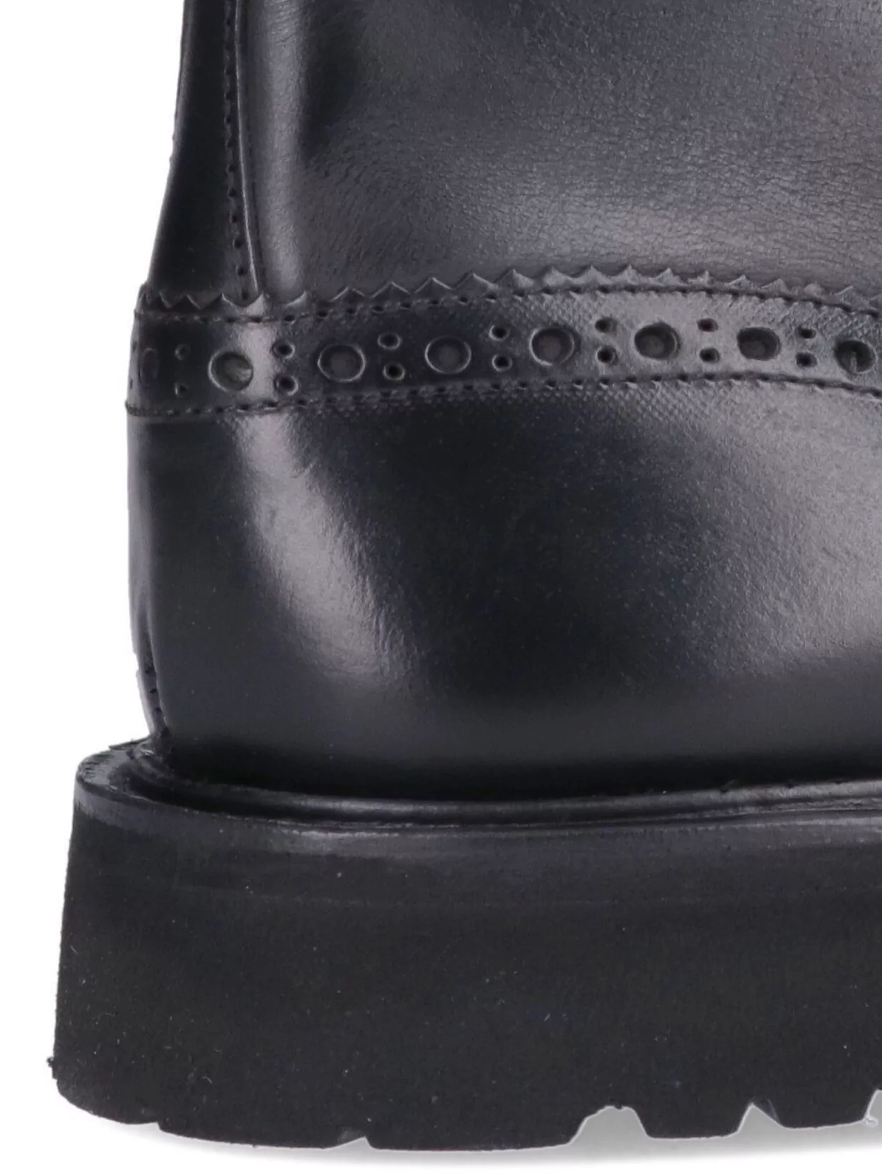 Tricker's Chunky Sole Ankle Boots With Brogue Detailing