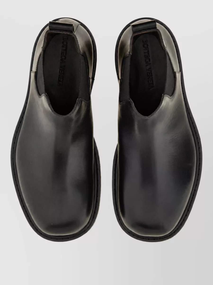 Bottega Veneta Leather Chelsea Boots