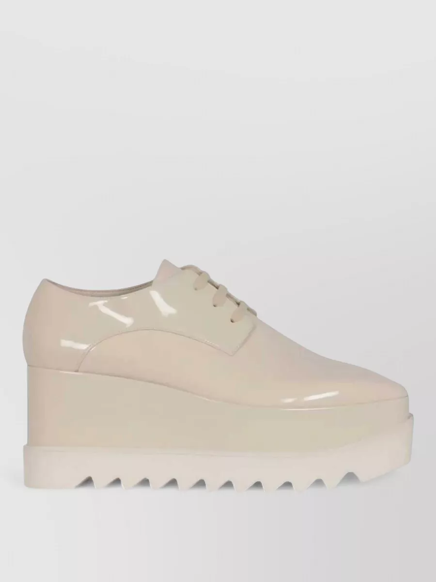 Stella Mccartney Patent Platform Derby Shoes