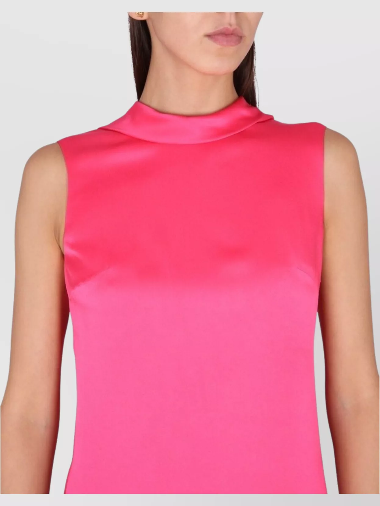 Versace Long Dress Ring Neckline