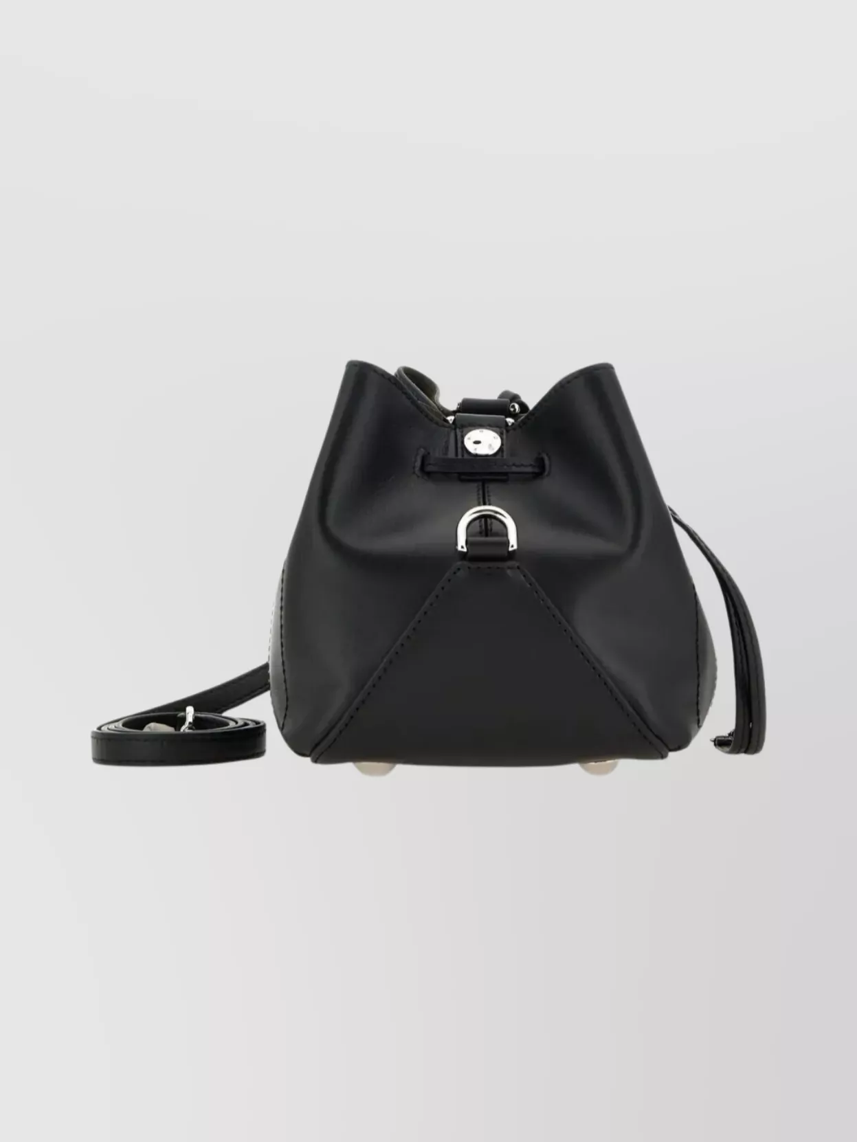 Hogan Cross-body Satchel Adjustable Strap In Black