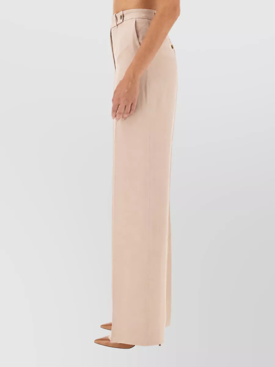 Kiton Satin Wide-Leg Trousers
