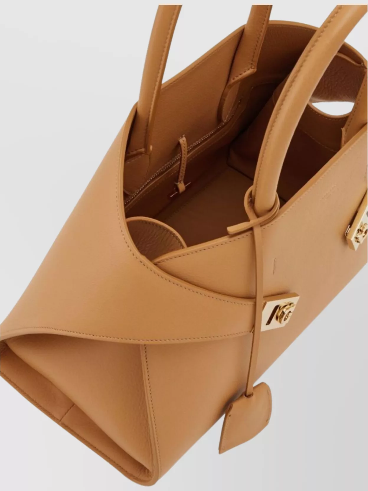 Ferragamo Small Leather Tote Bag