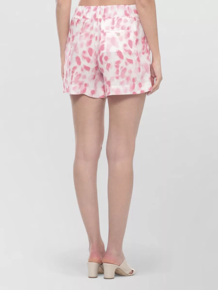 120% Lino Printed Linen Shorts